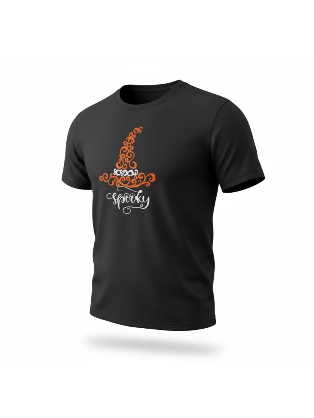Halloween “Boo Spooky” Witch Hat Graphic T-Shirt – Gildan XL